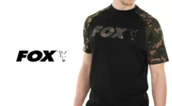 Fox Raglan T-Shirt Black & Camo, At Price Of 19.33 €