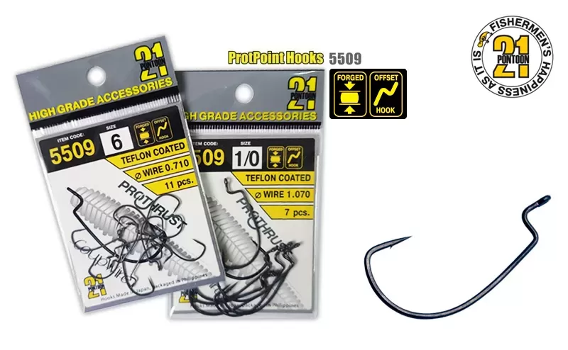 Pontoon 21 5509 ProtPoint Teflon Coated Offset Hooks, At Price Of 3.06 € - Image 2