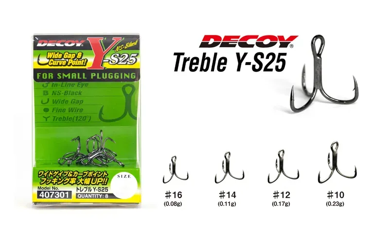 Treble Hook Decoy Y-S25, At Price Of 3.99 €